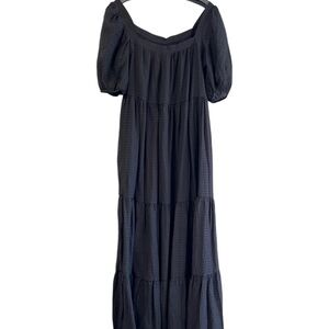 Anthropologie Black Maxi Dress